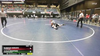 184 lbs Cons. Round 3 - 8 Kyle Knudtson, Eastern Oregon vs 16 Rocco Horvath, Cumberland