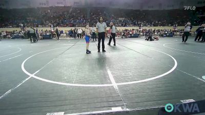 75 lbs Round Of 16 - Riley Potts, Roland Youth League Wrestling vs Zachery Stanford, Smith Wrestling Academy