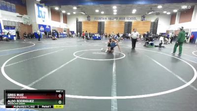 138 lbs Cons. Round 3 - Greg Ruiz, Sonora (La Habra) vs Aldo Rodriguez, Woodlake Union