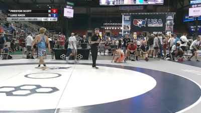 165 lbs Cons. Quarters - Preston Scott, Oklahoma vs Luke Knox, Pennsylvania