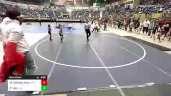 43 lbs Semifinal - Anthony Salinas Lenox, Pomona Elite vs Corbin Lee, Duran Elite
