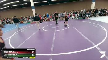 81-85 lbs Round 1 - Koben White, Hornet Wrestling Club vs Julian Aranda, Texas Wrestling Academy