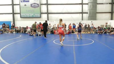 58 lbs Rr Rnd 5 - Madilyn Peach, Badger Girls Elite - W vs Noelle Miller, PA West White - W