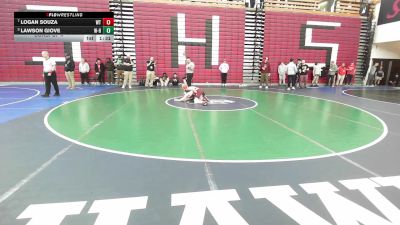 106 lbs Consi Of 4 - Logan Souza, Whittier vs Lawson Giove, Whitman-Hanson