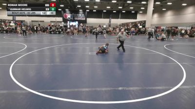 92 lbs Cons. Rd Of 32 - Gunnar Helwig, RT Elite Wrestling vs Roman Moore, Moen Wrestling Academy