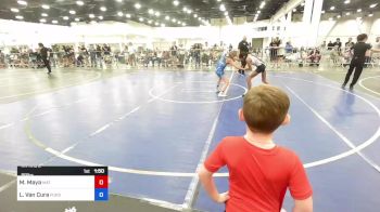 88 lbs Rr Rnd 2 - Mina Maya, Mat Demon WC vs Layla Van Cura, Pursuit