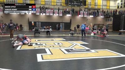 130 lbs Champ. Round 1 - Macie Little, Moyer Elite Wrestling vs Karlee Henry, Iowa