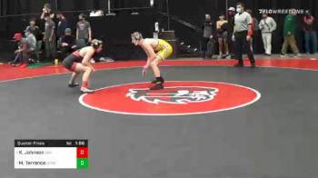 113 lbs Quarterfinal - Kobi Johnson, Unattached 8 vs Matthew Terrence, Unattached 90