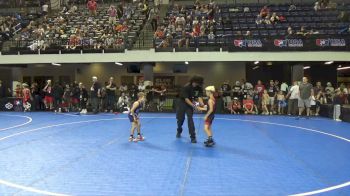 49 lbs Quarters - Hunter Carlyle, Mat Demon Wrestling Club vs Avery Booher, Honey Badger Wrestling Club