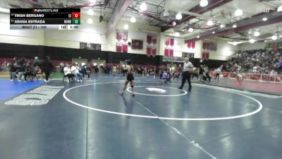 100 lbs Champ. Round 2 - Adana Estrada, Norwalk vs Trish Bergano, Channel Islands