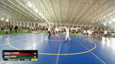 132 lbs Cons. Round 2 - Diego Burga, Westlake vs Samual Hansen, Preston