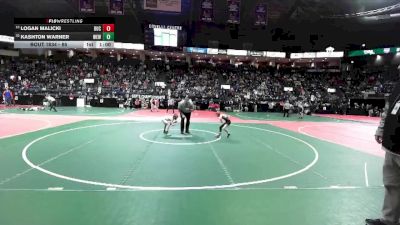 65 lbs Cons. Round 3 - Logan Malicki, BUC2 vs Kashton Warner, WEWA