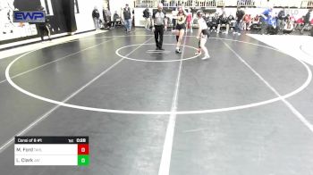 105 lbs Consi Of 8 #1 - Makenna Ford, Tahlequah Girls HS vs Lillie Clark, Jay High School