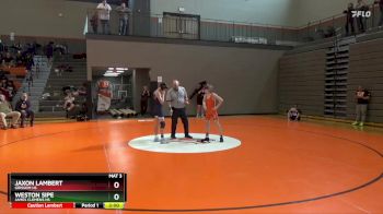 108 lbs Round 3 - Jaxon Lambert, Grissom Hs vs Weston Sipe, James Clemens HS