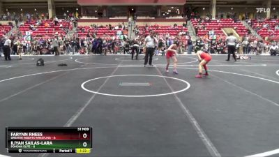 85 lbs Round 3 - Farynn Rhees, Greater Heights Wrestling vs Iliyah Sailas-Lara, Pomona Elite