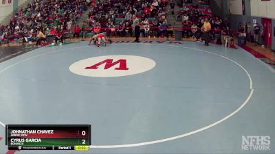 150 lbs Cons. Round 2 - Johnathan Chavez, Arbor View vs Cyrus Garcia, Bonanza