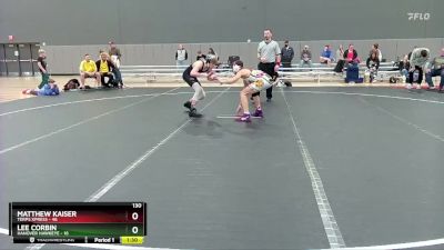 130 lbs Round 9 (10 Team) - Matthew Kaiser, Terps Xpress vs Lee Corbin, Hanover Hawkeye