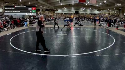 132 lbs Quarterfinals (8 Team) - Khan Flick, Signal Mountain High School vs Zachary Murphy, Tullahoma High School