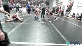 75 lbs Semifinal - Mason Gerdes, Verdigris Youth Wrestling vs Kaden Mann, Tiger Trained Wrestling