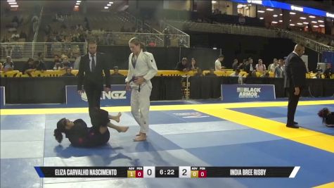 India Bree Risby vs Eliza Carvalho Nascimento 2025 Pan Jiu Jitsu IBJJF Championship