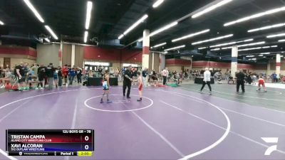 78 lbs Cons. Semi - Tristan Campa, Alamo City Wrestling Club vs Xavi Alcoran, 512 Outlaw Wrestling