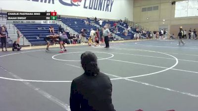 155-163 lbs Round 5 - Charlie Pastrana Nino, HotShots vs Isaiah Sweat, Peninsula Wrestling Club