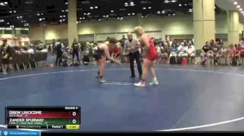 182 lbs Round 9 (10 Team) - Zander Spurway, Land O` Lakes Wild Things vs Drew Lincicome, S.E.O. Blue