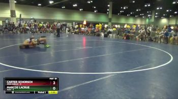 126 lbs Round 3 (6 Team) - Marcos Lacrue, ACW vs Carter Schorsch, Iowa Gables