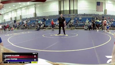 138 lbs Cons. Round 1 - Cooper Ellison, OH vs James Foster, MI