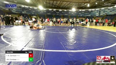 126 lbs Round Of 32 - Aidan Carlson, Pinnacle Wrestling Club vs Maxwell Cumbee, Izzy Style Wrestling