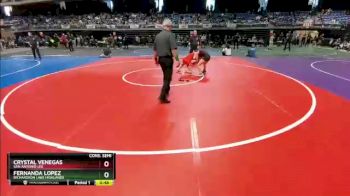 6A - 119 lbs Cons. Semi - Crystal Venegas, San Antonio LEE vs Fernanda Lopez, Richardson Lake Highlands