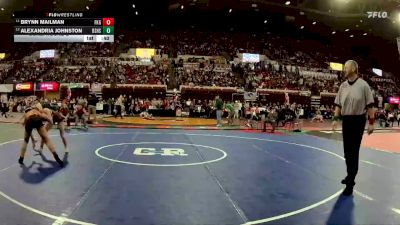 G - 125 lbs Cons. Round 2 - Brynn Mailman, Flathead (Kalispell) Girls vs Alexandria Johnston, Billings Senior High School Girls