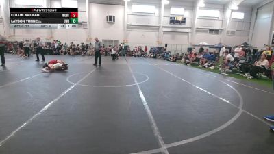 96 lbs Round 4 (8 Team) - Collin Artman, Wrecking Crew Demolition Team vs Layson Tunnell, Jungle WC