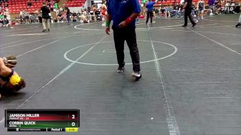 68 lbs Finals (2 Team) - Corbin Quick, NMWA vs Jamison Miller, Pursuit WC