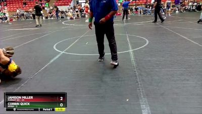 68 lbs Finals (2 Team) - Corbin Quick, NMWA vs Jamison Miller, Pursuit WC