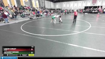 132 lbs Cons. Round 3 - Anthony Berger, Oshkosh North vs Logan Carley, Omro