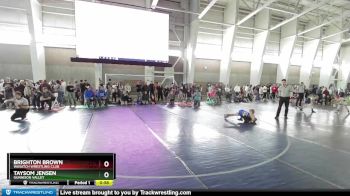 72 lbs Cons. Round 2 - Brighton Brown, Wasatch Wrestling Club vs Taysom Jensen, Gunnison Valley