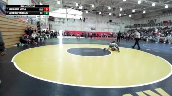 115 lbs Champ. Round 1 - Mariana Vega, Granada vs Lucero Vargus, Willits