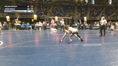 120 lbs Consy 3 - Miller Dausch, Mt. Lebanon vs Ason Odille, Shaler