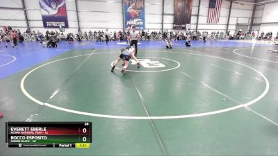 88 lbs Rd# 4- 2:00pm Friday Final Pool - Rocco Esposito, Minion Black vs Everett Eberle, NCWAY National Team