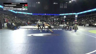 215 lbs Consi Of 16 #2 - Kevin Rodriguez, St. John Bosco (SS) vs Jermiah Mora, Pitman (SJ)