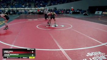 4A-132 lbs Champ. Round 1 - Chase Ringwald, Philomath vs Greg Hall, St. Helens