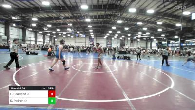 195 lbs Round Of 64 - Edward Seawood, VA vs Oliver Padron, AK