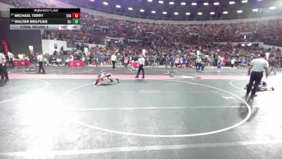 66 lbs Cons. Round 2 - Michael Terry, Crandon vs Walter Beilfuss, Slinger