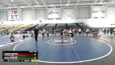 152 lbs Cons. Semi - Zack Schrage, 5th Round Wrestling vs Joseph Keesee, Club Not Listed