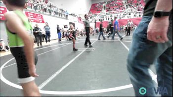 52 lbs Consi Of 16 #2 - David Island, OKC Saints Wrestling vs Adan Reza, Watonga Youth Wrestling
