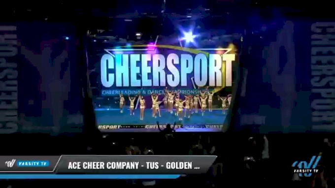 Ace Cheer Company Tus Golden Spears 2021 L2 Youth Small A Day 2 2021 Cheersport 0493