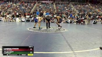 4A 126 lbs Semifinal - Cameron Stinson, Mallard Creek vs Tyler Watt, Wake Forest