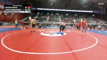 2A-285 lbs Semifinal - Roland Burton, Wyoming Indian vs Curtis Strohschein, Greybull/Riverside