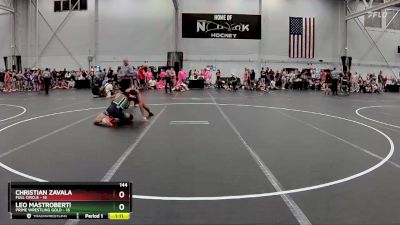 144 lbs Round 6 (8 Team) - Leo Mastroberti, Prime Wrestling Gold vs Christian Zavala, Full Circle